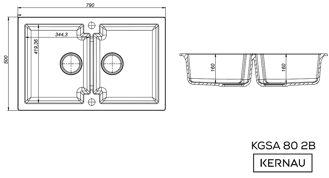 KGS A 80 2B Graphite